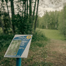 Frisbeegolfradan väyläopaste